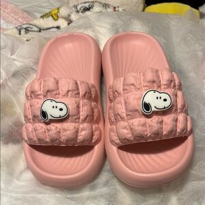 Snoopy Pink women Slide Sandals